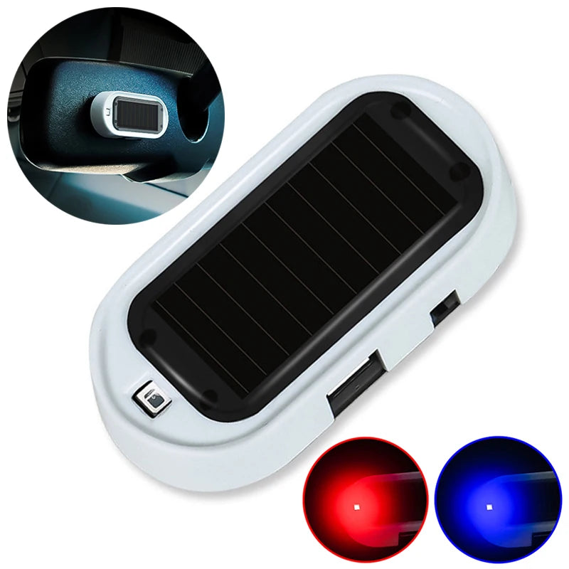 Solar-Powered Simulated Vehicle Alarm Lights – Select Pack