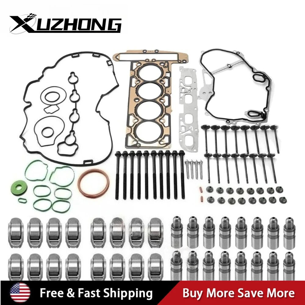 For GM 2.4L ECOTEC LAF LEA Head Gasket Set Rocker Arms Valve Lifter Chevrolet Equinox Terrain