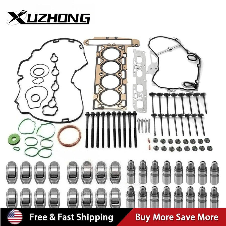 For GM 2.4L ECOTEC LAF LEA Head Gasket Set Rocker Arms Valve Lifter Chevrolet Equinox Terrain