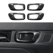 Carbon-Fiber-style Center Console and Gear Shift Panel Trim for Honda Civic 2022-2026