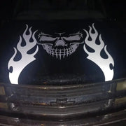 4-Piece Flame Stripe Car Door and Body Decal Set