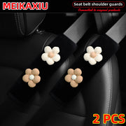 Seat Belt Shoulder Pad Set – plush, pink