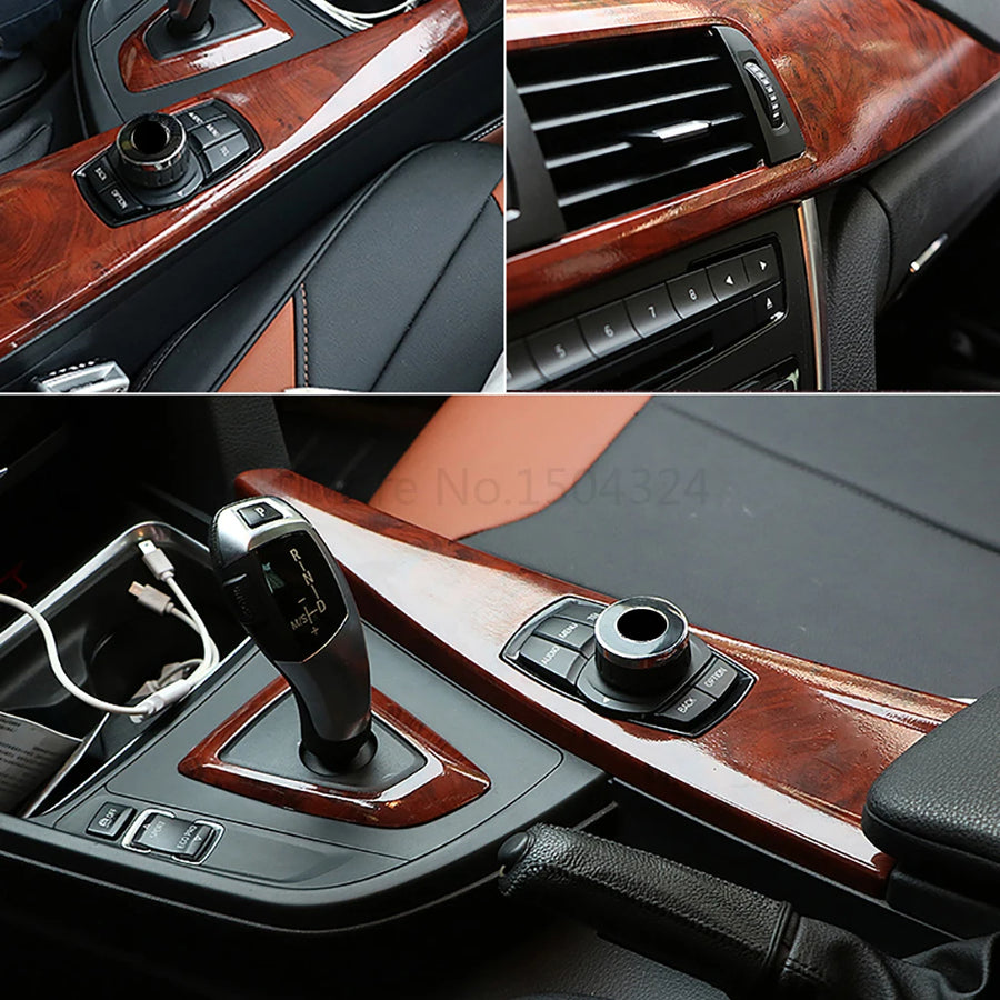 Glossy Wood-Grain Vinyl Wrap Film – 30 × 100 cm