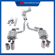 304 Stainless Steel Valved Cat-Back Exhaust System for Audi S4 B8 2009-2016