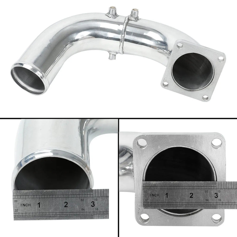 3" Car Air Intake Elbow Charge Pipe Polished for 94-98 Dodge Ram 2500 3500 5.9L
