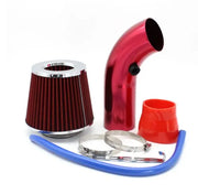 Universal 3-Inch 76mm Cold Air Intake Pipe Kit with Cone Filter