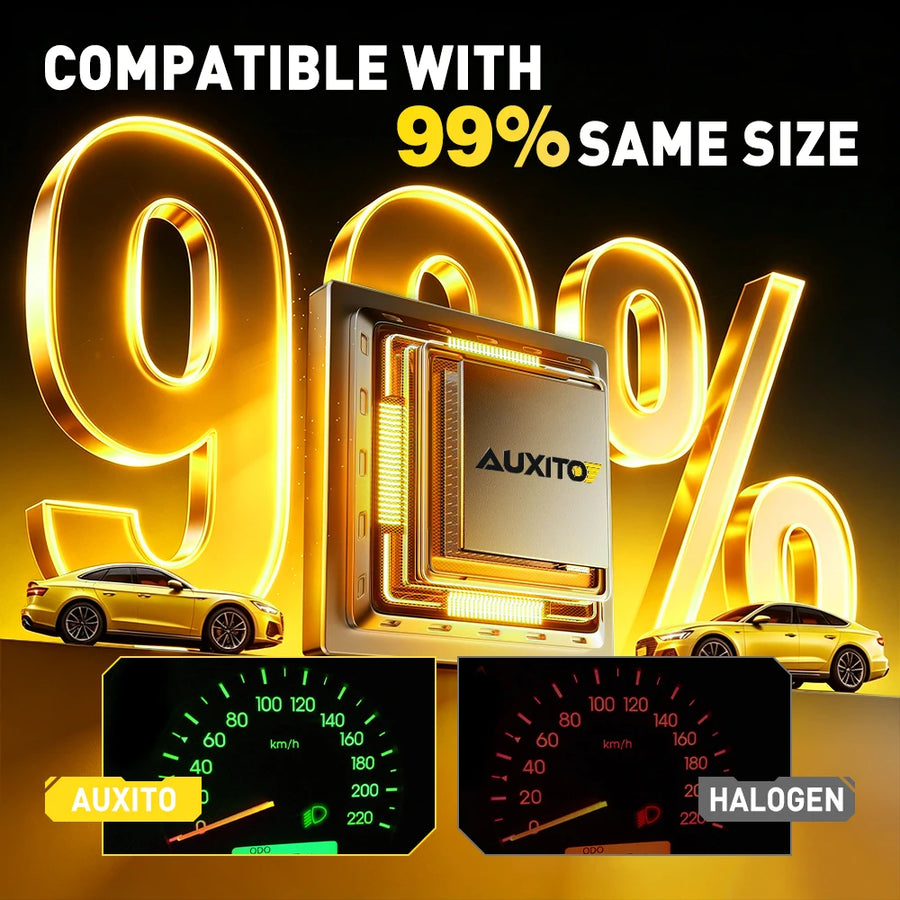 1156/1157/7440/7443 LED Brake/Tail/DRL Light Bulb – Amber/Yellow/Red/White, CANBUS, 12V