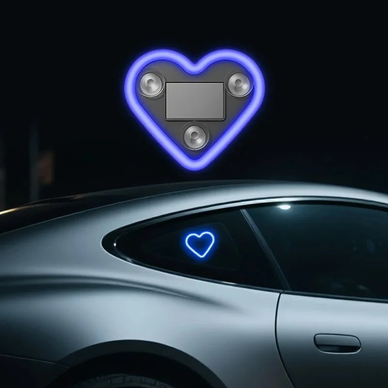 Solar-Powered RGB Car Window Ambient Light