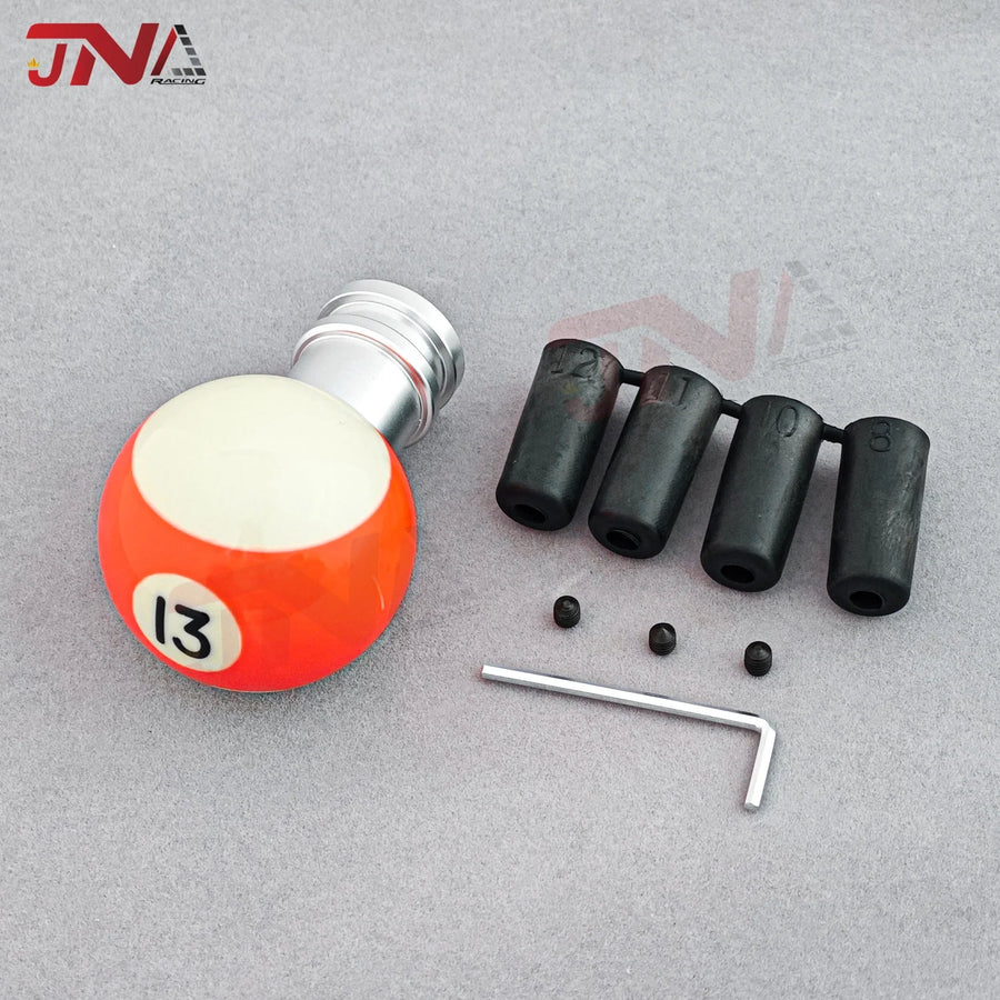 Number 1-15 Billiards Ball Design Shift Knob Universal Modified Sports Gear Stick Shifter Knob