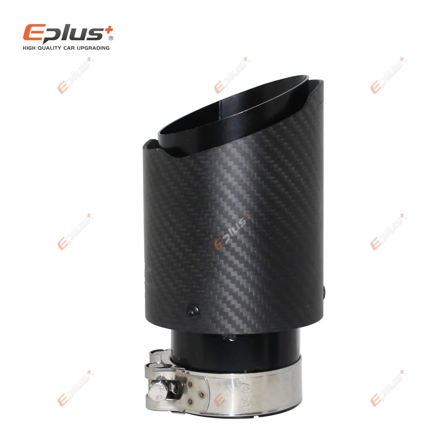 Universal Carbon-Fiber & Stainless Steel Exhaust Tip