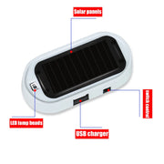 Solar-Powered Simulated Vehicle Alarm Lights – Select Pack