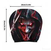 2-Piece Dark Clown Car Headrest Covers – Universal Horror Decor