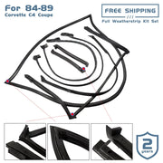 Chevrolet Corvette C4 Coupe Weatherstrip Seal Kit – 1984–1989