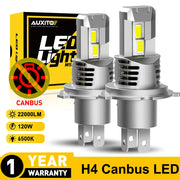 2-Piece H4 LED Headlight Bulb – CANBUS