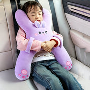 Child Car Neck Pillow and Seat Belt Sleep Support