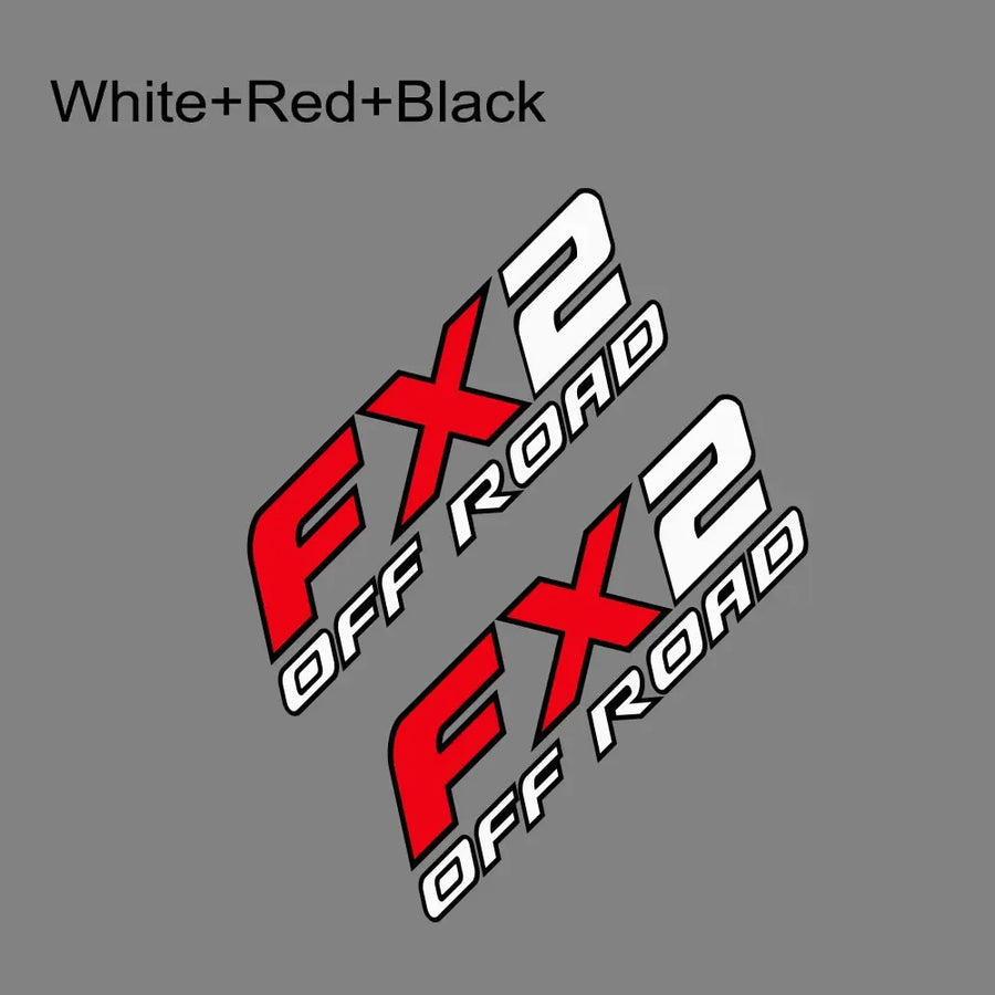 FX2 Off-Road Pickup Decal Pair – 40 × 12 cm