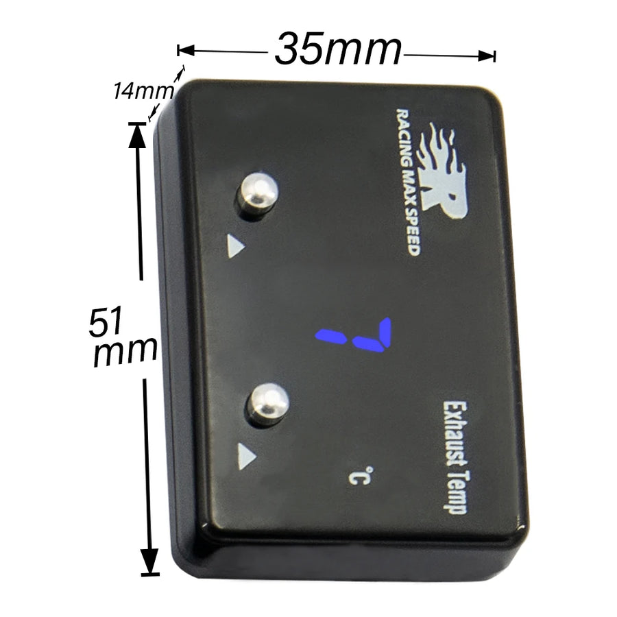 Digital Exhaust Gas Temperature Gauge with Sensor for 4WD Vehicles