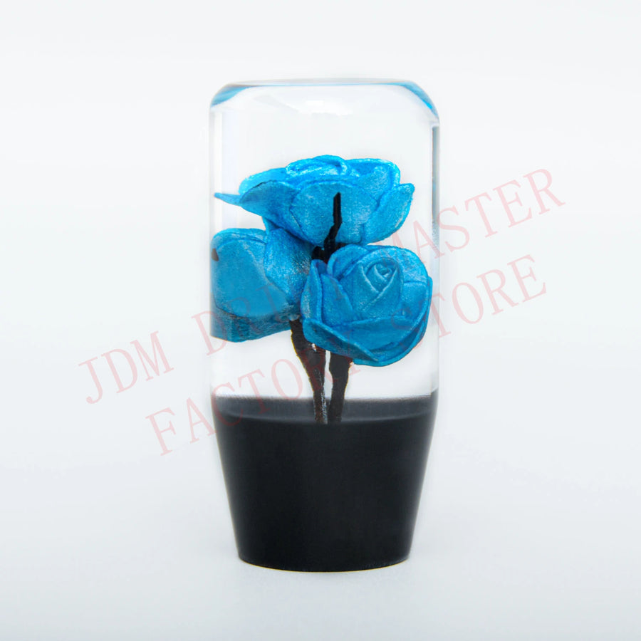 10cm Acrylic Flower Manual Gear Shift Knob