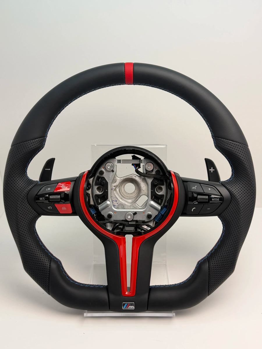 Flat-Bottom M Sport Steering Wheel for BMW M3, M4, M5