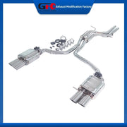 304 Stainless Steel Valved Cat-Back Exhaust System for Audi S4 B8 2009-2016