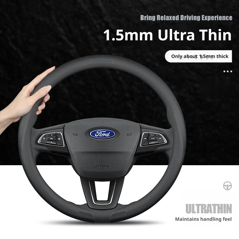 Nappa Steering Wheel Cover for Ford Explorer Mustang