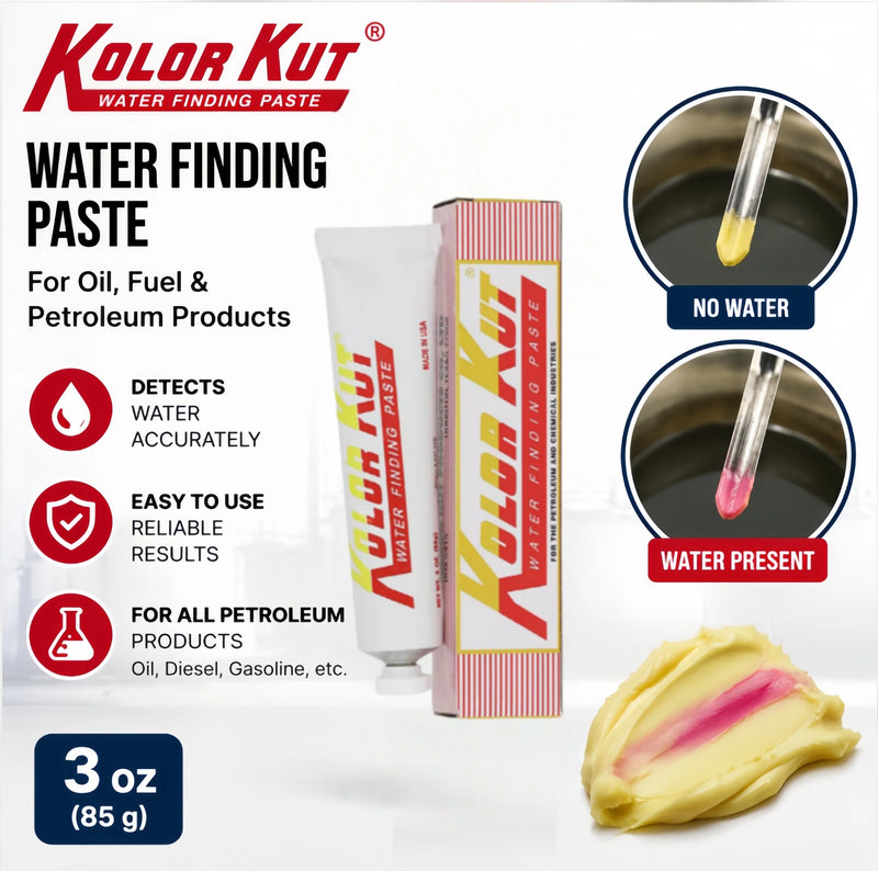 Kolor Kut Water-Finding Paste for Fuel Tanks – 3 oz