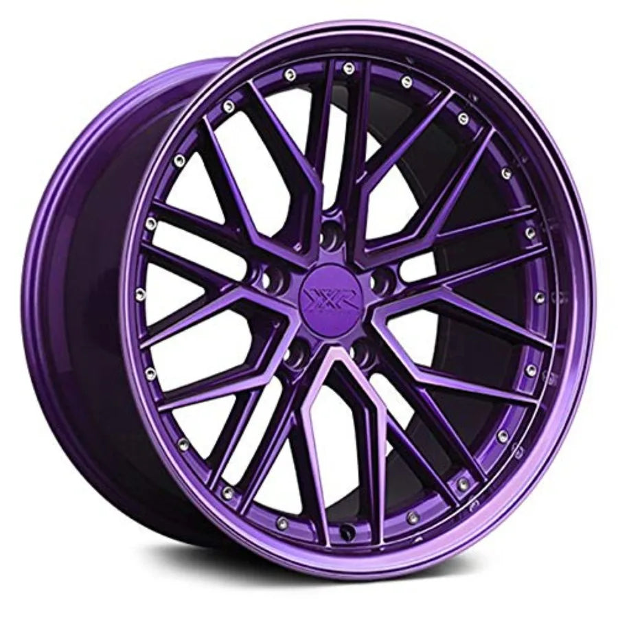 5x112 Et35 Diamond Cut Purple Alloy Wheel Rim
