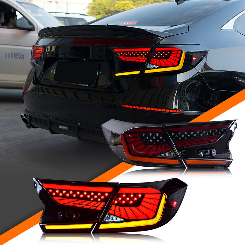 Honda Accord 10th-Gen V3 Sequential LED Tail Light Pair – 2018–2022