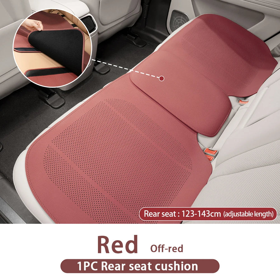 Universal Leather-look Car Seat Cover and Cushion Set