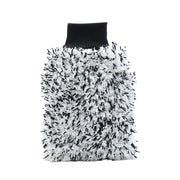 Black Double-Sided Microfiber Car Wash Mitt