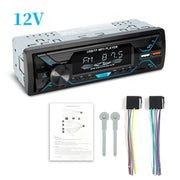 1-DIN Bluetooth Car Stereo – 4x60W with FM, USB, AUX and TF Card