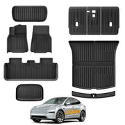 All-Weather TPE Floor and Cargo Liner Set for 2025–2026 Tesla Model Y Juniper