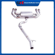 304 Stainless Steel Valved Cat-Back Exhaust System for Audi S3, Volkswagen Golf R & T-Roc 2.0T