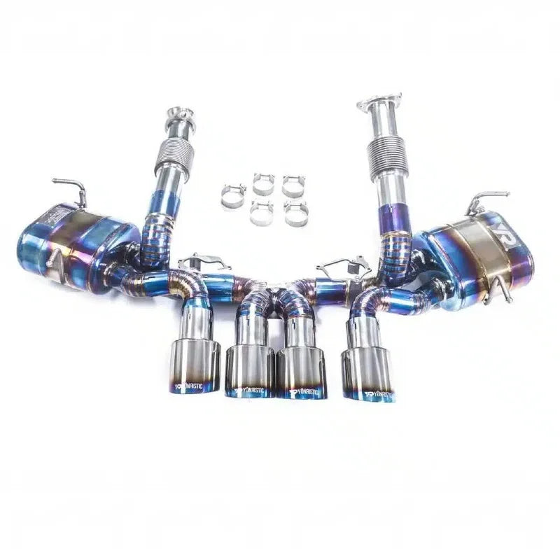 Titanium Alloy Valvetronic Exhaust Pipe for Chevrolet Corvette C8 Z06 5.5L