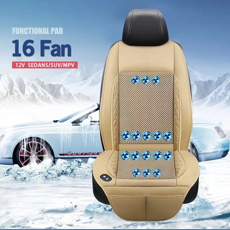 Universal 12V Ventilated Cooling Car Seat Cushion