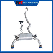 Stainless Steel Valved Cat-Back Exhaust System for BMW 440i xDrive F33 3.0T 2017-2020