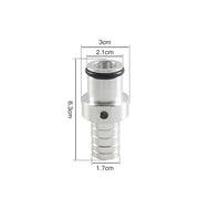 Coolant Bypass 6x Hose Leaking-Prevent Barb Adapter Black for Ram EGR 2009-2018 Dodge Ram Cummins