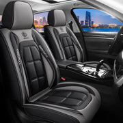 Universal Leather-look Car Seat Cover and Cushion Set