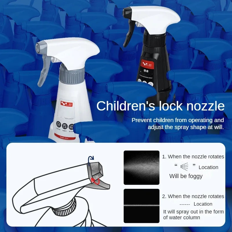 Automotive Glass Anti-Fog and Water-Repellent Treatment Set