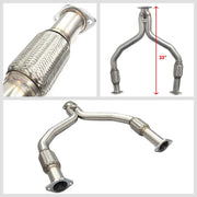 Stainless Steel Rear Y-Pipe Exhaust for 2003–2025 Nissan/Infiniti 370Z/350Z/Q50