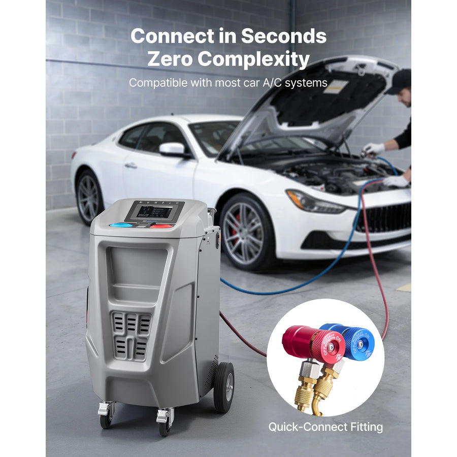 Automatic R-134a / R-1234yf Automotive A/C Service Machine