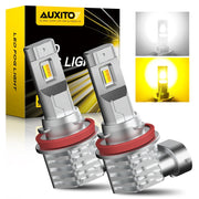 2-Piece H11/H16 LED Headlight Bulb – 6500K/3000K, CANBUS