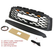 Matte Black Front Grille for 2010–2021 Toyota