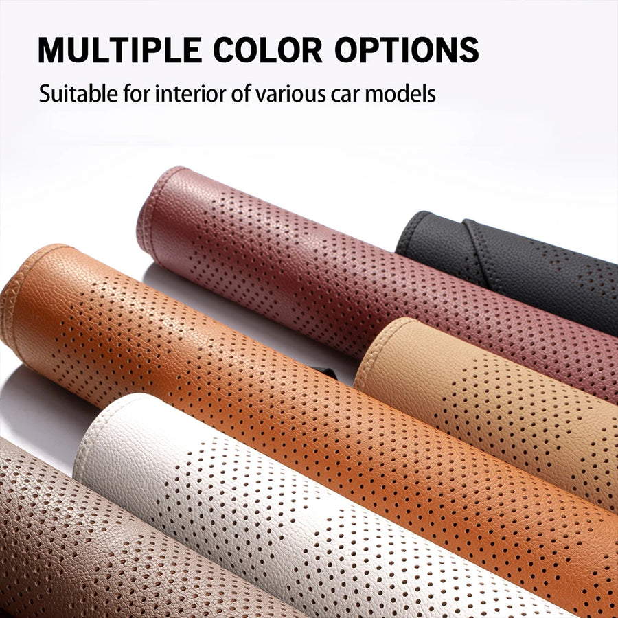 Universal Leather-look Car Seat Cover and Cushion Set