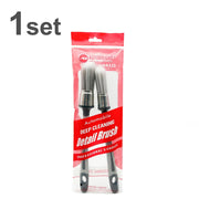2-Piece Silver Detailing Brush Set with Soft Bristles