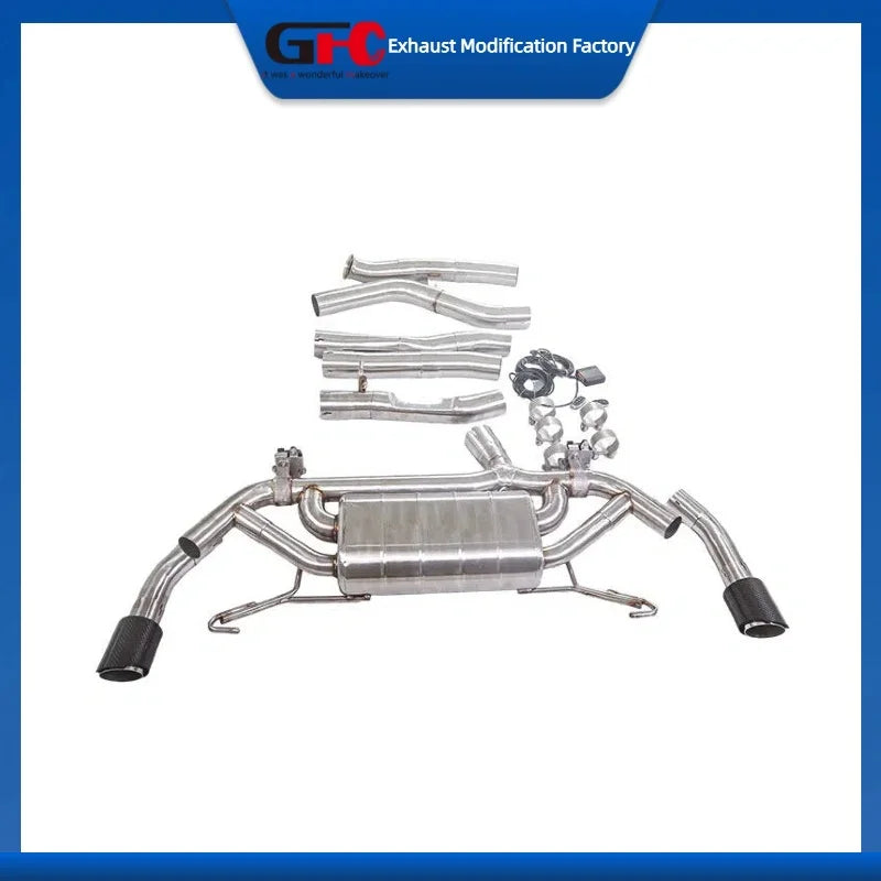 304 Stainless Steel Valved Cat-Back Exhaust System for BMW X3 X4 30i 2018-2024