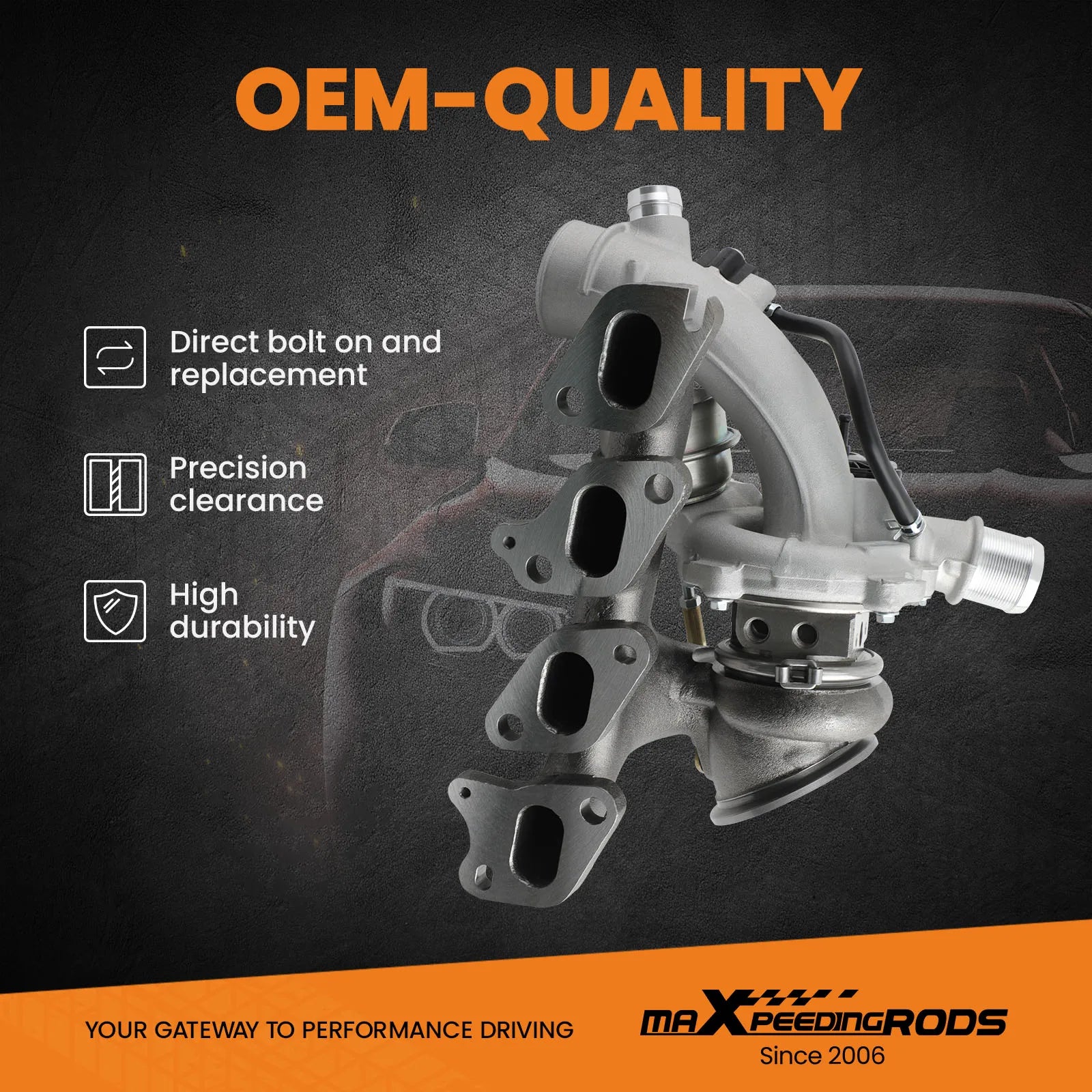 Turbocharger for Chevrolet Cruze/Sonic/Trax 1.4L A14NET