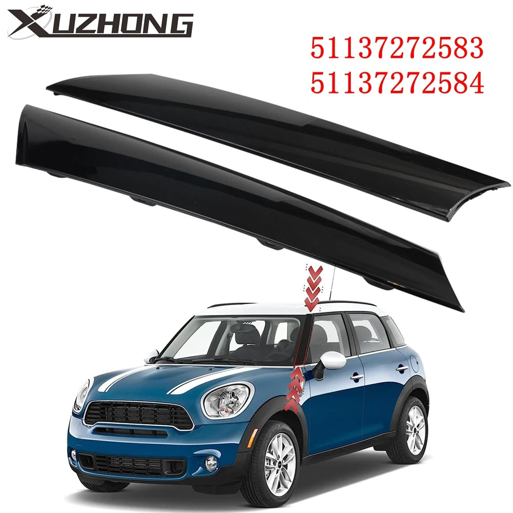 51137272584 Front Left& Right Side Windshield Post Trim A Pillar Molding Cover for Mini Cooper R55 R56
