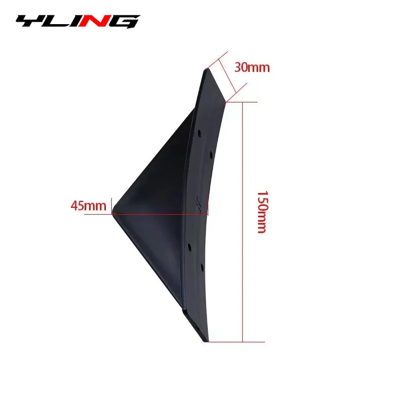 Universal Black Rear Bumper Diffuser