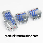 Non-Slip Aluminum Manual Pedal Cover Set – 2/3-Piece